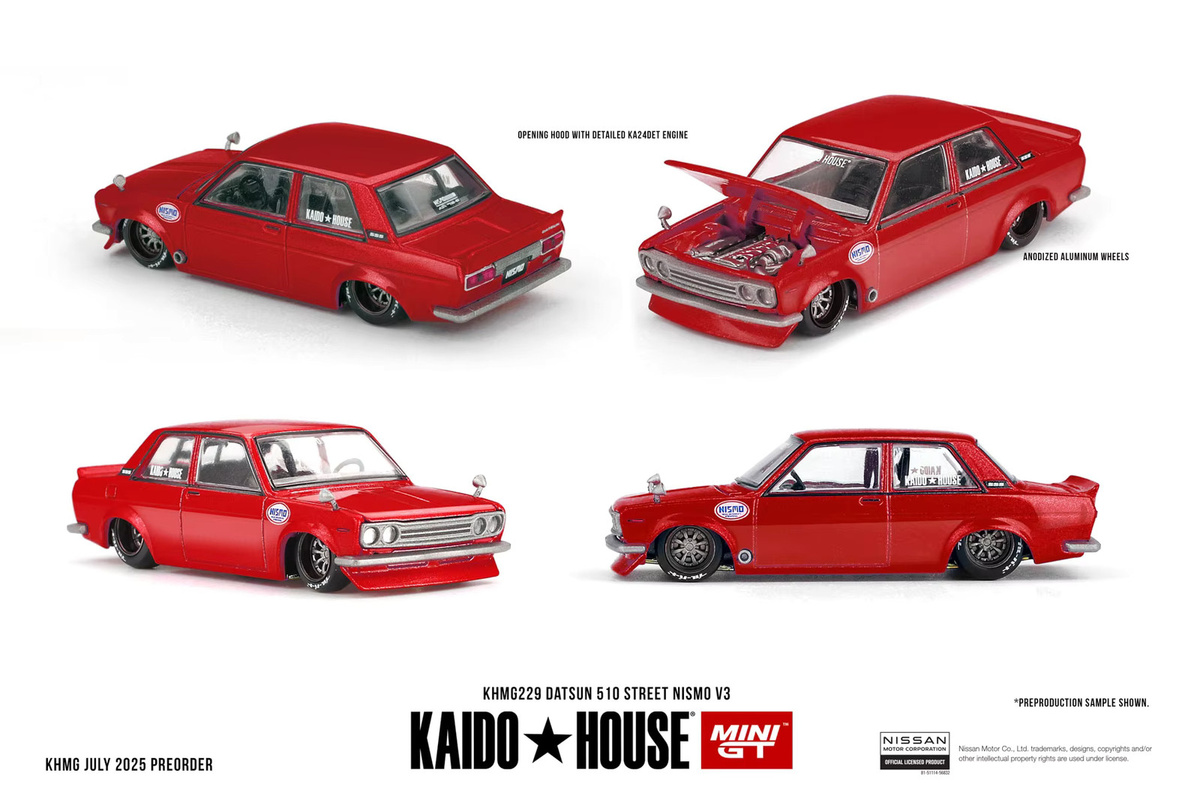 MINIGT Kaido House Silvia S13-R Nissan Circuit Spec V1, Automodell, Metall - Bild 2