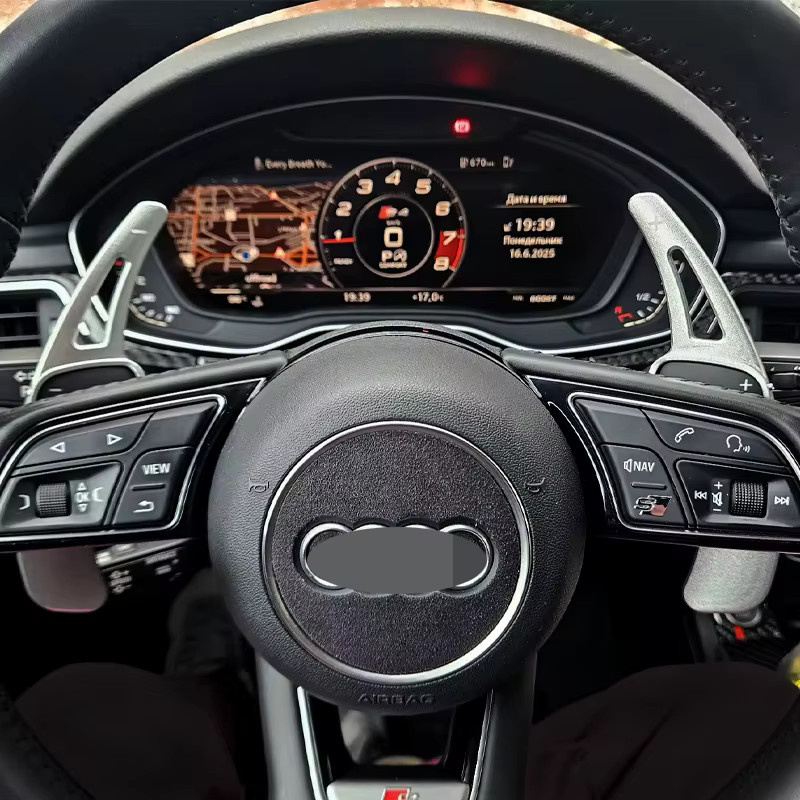 AULIGUS Aluminium Shift Paddle Shifter Verlängerung in Rot für Audi A3 S3 A5 S5 A4 S4 B9 Q7 TT TTS SQ5L - Bild 4