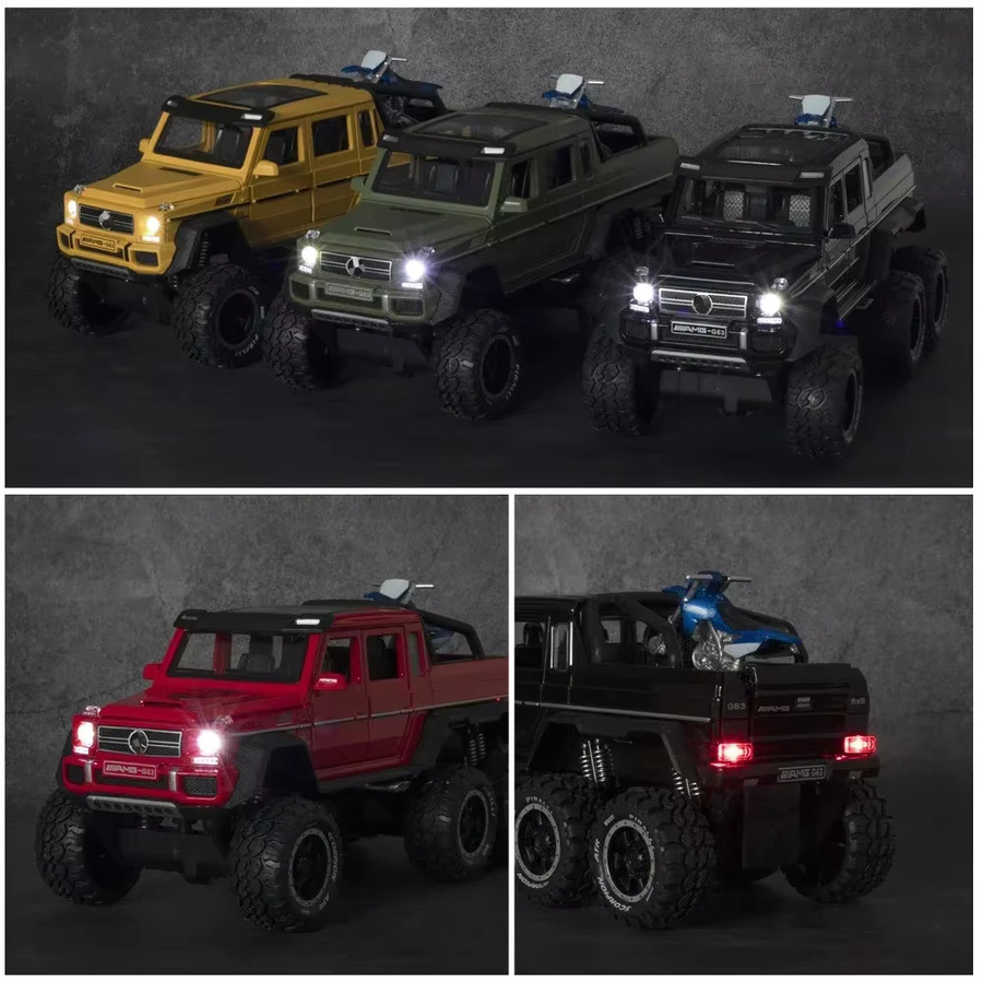 Maisto g63 6 x6 amg, Offroad-Fahrzeug, 1:28, Metall, Automodell - Bild 5