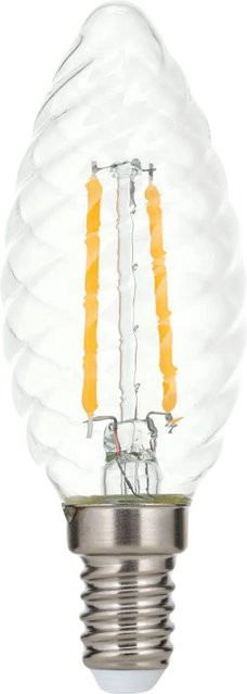 Orion Leuchten LED-Kerze gedreht E14 Warmweiß 2700 K transparent - Bild 1