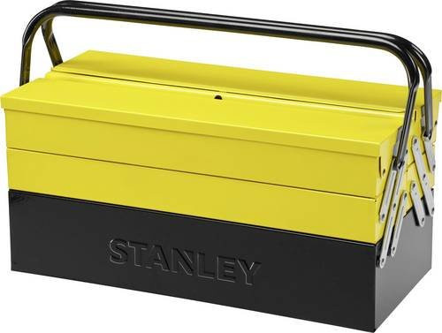 Stanley Cantilever Werkzeugkasten aus Metall, Gelb-Schwarz, B: 45 cm, H: 20,8 cm, T: 20,8 cm - Bild 2