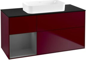 V&B Waschtischunterschrank Finion in Anthrazit Matt, B/T: 120 x 60 cm - Bild 1