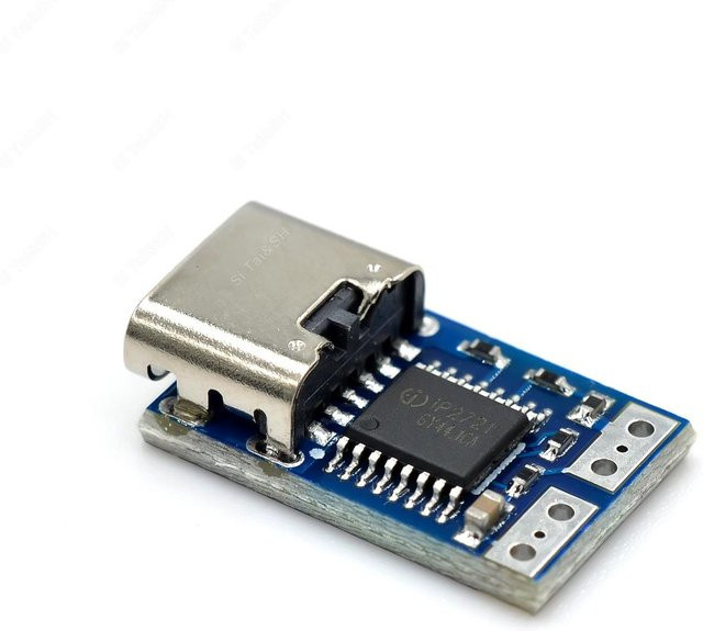 Si Tai&SH USB-C PD Trigger Modul PDC004-PD mit DC-DC-Verlängerungskabel für QC4-Ladegeräte, Blau, 9V 12V 15V 20V - Bild 1