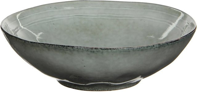 Mica Decorations Tabo Schüssel Grau, Höhe: 9 cm, Durchmesser: 30,5 cm - Bild 1