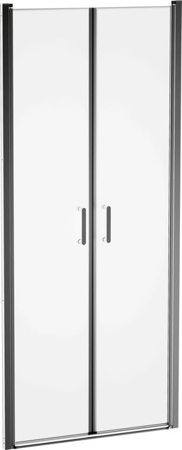 baliv Dusch-Pendeltür DUK-90.61P aus Glas in Chrom und Transparent, B/H: 87-90 x 195 cm - Bild 1