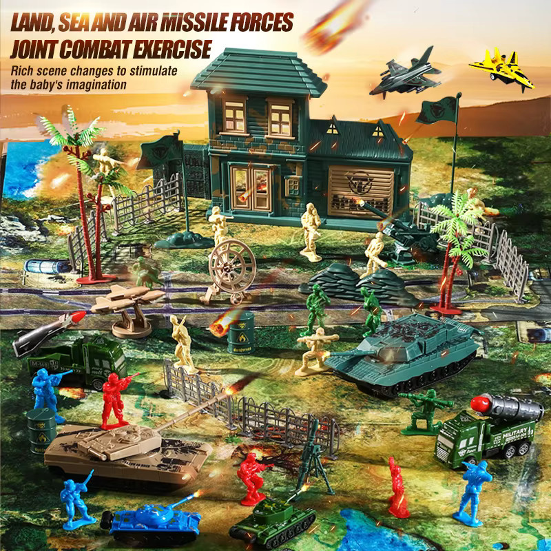 CONUSEA Armee Männer Militär Kämpfer Soldaten, Figuren und Fahrzeuge, Set - Bild 4