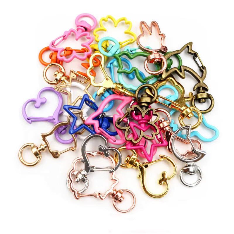 Wadsfred Karabiner Haken, Bunt, Unisex, Schmuckzubehör - Bild 2
