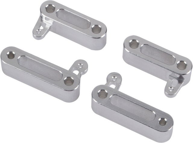 Tamiya Aluminium Vordere Untere und Obere Querlenker, Zubehör, Metall, Grau - Bild 1
