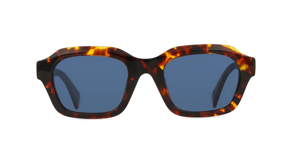 Kenzo KZ40175I Sonnenbrille, Vollrand, quadratisch, Kunststoff, Unisex, Havanna - Bild 1