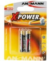Ansmann X-Power Alkaline Micro AAA Batterien 1.5V, 2 Stück - Bild 2