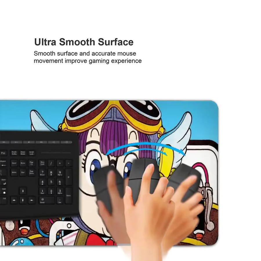 Potdemiel Dr. Slump Anime Mousepad Multicolor, rutschfestes Gaming Mauspad für Computer und Büro - Bild 3
