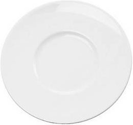 Esmeyer Untertasse Heike aus Porzellan, weiß, 6er-Set, Durchmesser: 15 cm - Bild 1