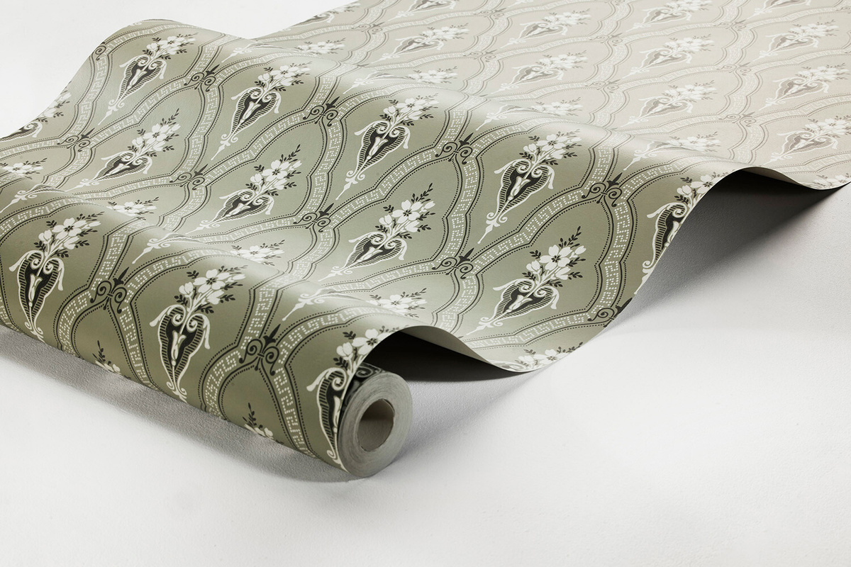 BoråsTapeter Tapete Klädesholmen 4165 mit floralem Botanik-Design in Braun und Grün aus Vlies - Bild 2