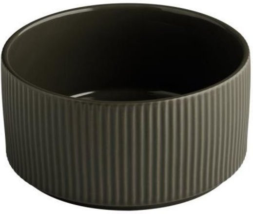 APS Schale THE GRID aus Porzellan, braun, 6er Pack, Durchmesser: 16 cm, Höhe: 8 cm, 1600 ml - Bild 1