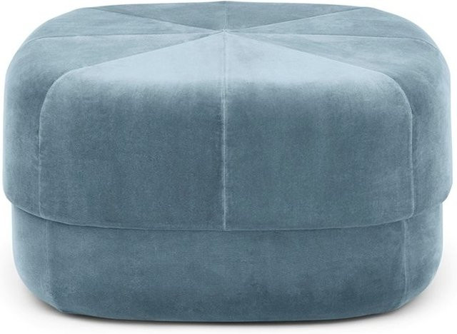 Normann Copenhagen Circus Hocker in Blau mit Veloursstoff - Bild 1
