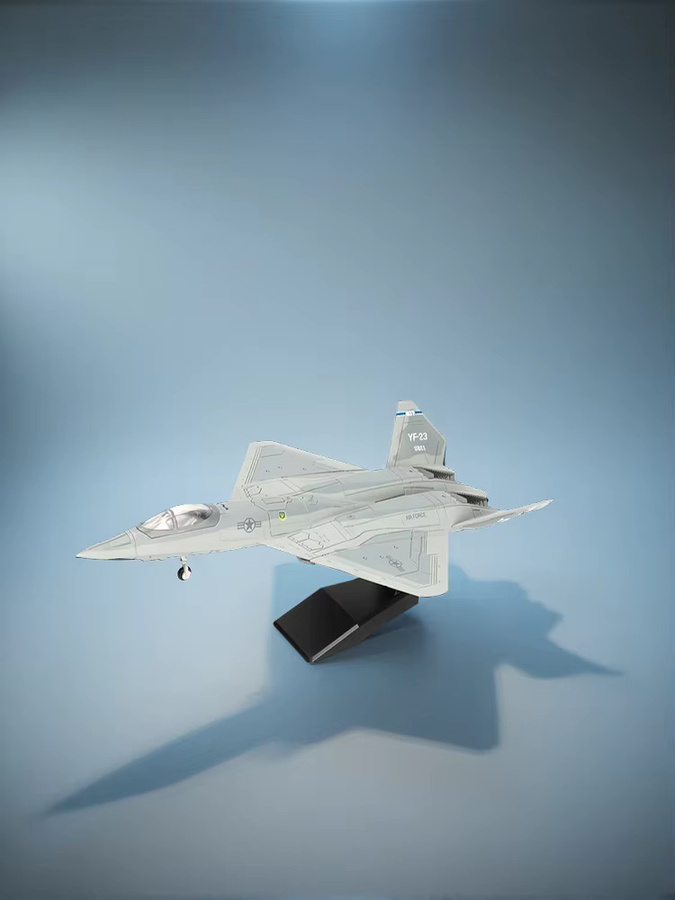 ZOCO YF-23 Kampfjet, Flugzeugmodell, Maßstab 1:72, Kunststoff, ab 3 Jahre - Bild 3