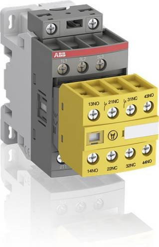 ABB AFS09-30-22-11 Schalter in Grau, 4 Schließer und 2 Schließer, 24V, 25A - Bild 1