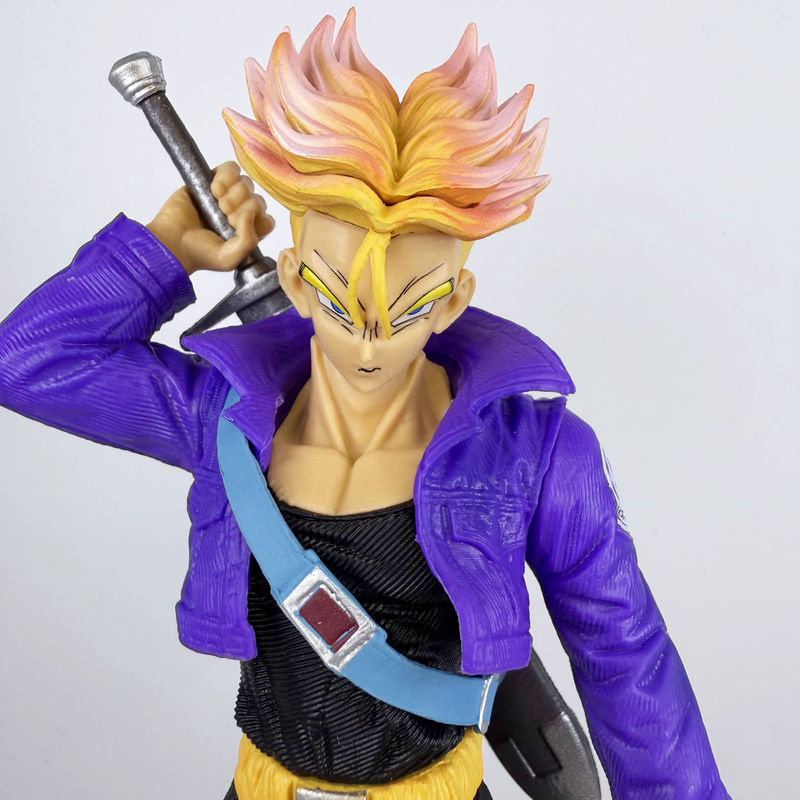 Bandai Dragon Ball Z Anime Figur Super Saiyajin Trunks Modell aus Kunststoff, mehrfarbig, Höhe: 23 cm - Bild 6