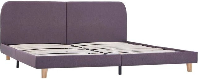 vidaXL Bettgestell aus Stoff in Taupe mit B/T/H: 180 x 200 x 185 cm - Bild 1