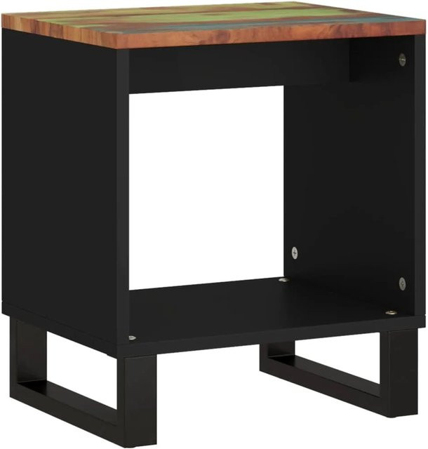 vidaXL Couchtisch aus Altholz und Holzwerkstoff in Braun, B/T/H: 40 x 31 x 46 cm - Bild 1