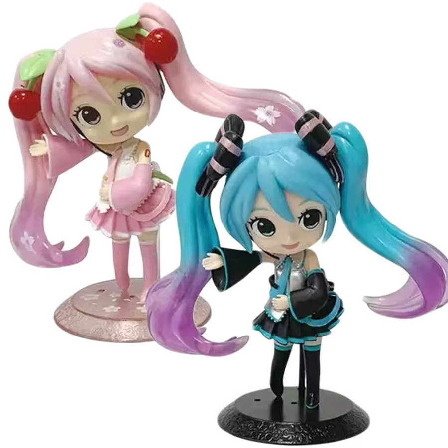 Bandai Hatsune Miku Spielfigur, Cartoon-Puppe, 15-20cm - Bild 2