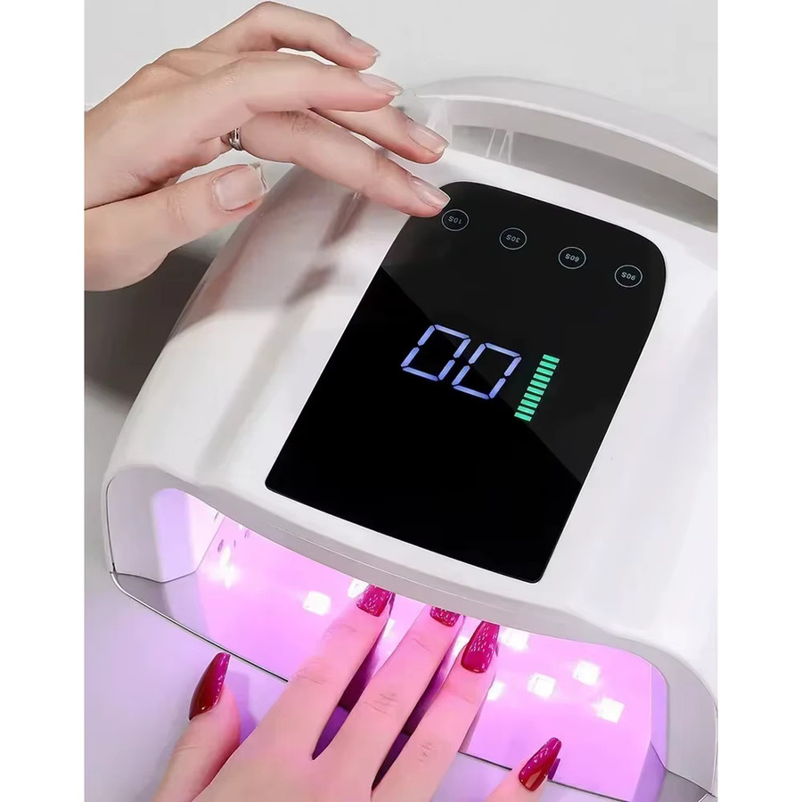 Kabellose UV-LED-Nagellampe mit zwei Lichtquellen und Spiegelboden - Bild 5