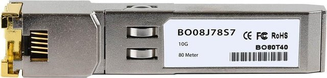 BlueOptics SFP-10G-RJ45-80M-NA-BO Netzwerk-Transceiver-Modul Kupfer 10000 Mbit/s SFP+ in Silber - Bild 1