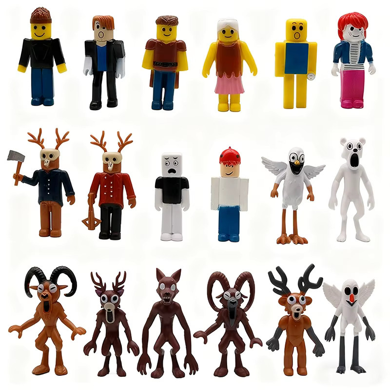 Bandai 99 Nächte im Wald Figuren, 18-teiliges Set, Tiere, Kunststoff - Bild 2