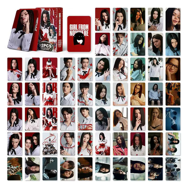 SeaKeen 92-teiliges Thai-Actor Fotokarten und Mini-Sticker-Set in Multicolour, HD-gedruckt und doppelseitig im LOMO-Stil für BL-Drama-Fans - Bild 5