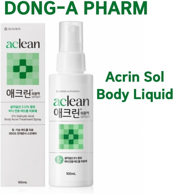 Dong-A Pharm Aclean Sol Aknebehandlung Spray, 100 ml, Unisex - Bild 1