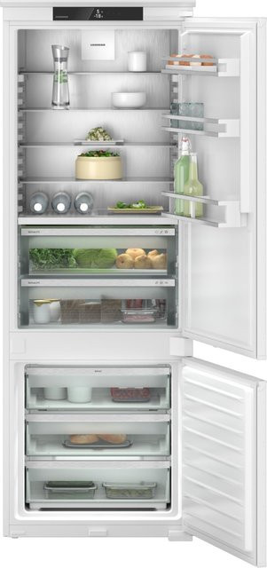 Liebherr Einbau-Kühl-Gefrier-Kombination in Weiß mit NoFrost, Zero Degree Zone und Dual Zone Cooling - Bild 1