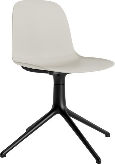Normann Copenhagen Form Drehstuhl in Beige aus Aluminium, Höhe: 70,5 cm - Bild 1