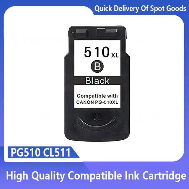 Kompatible Tintenpatronen PG510 CL511 Set für Canon Pixma IP2700 IP2780 IP2880 MP240 MP250 MP260 MP270 MP280 MP480 Drucker, Schwarz - Bild 1