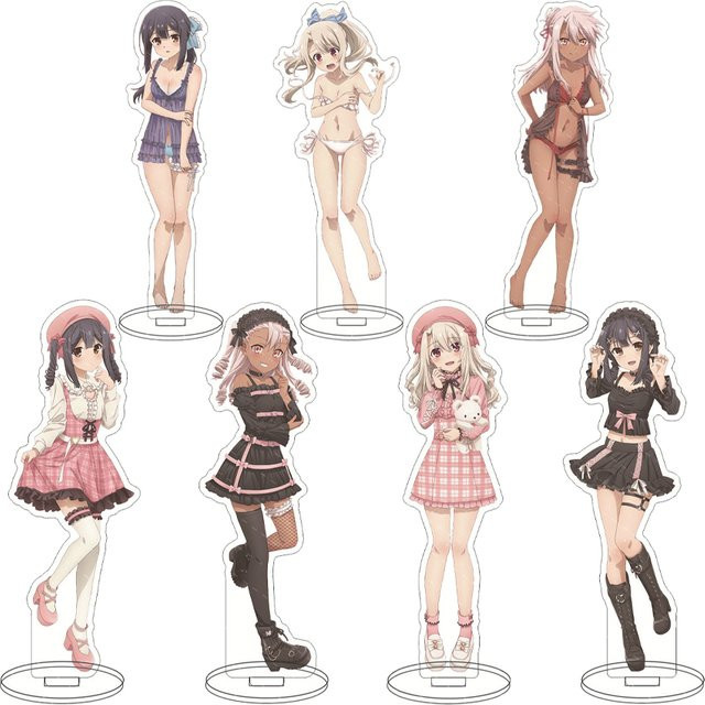 Bandai Fate/kaleid liner Illya Illyasviel Miyu Emiya Chloe Acrylfigur, Standfigur - Bild 1