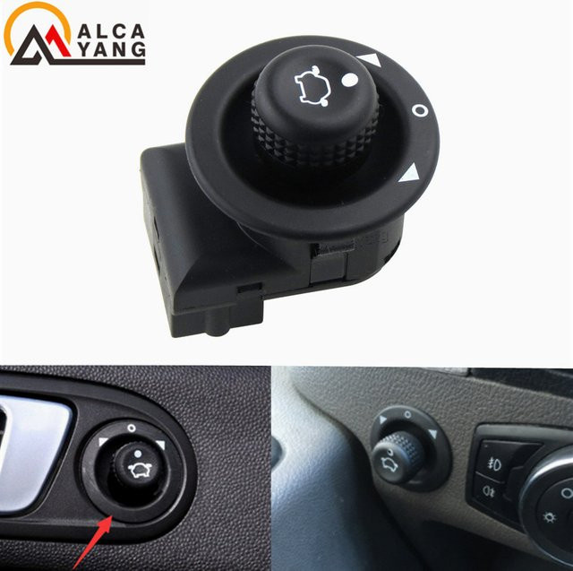 Malcayang Spiegelverstellungs-Schalter Schwarz Passend für Ford Mondeo MK II Estate 1996-2000 93BG17B676BA 93BG17B676BB - Bild 1