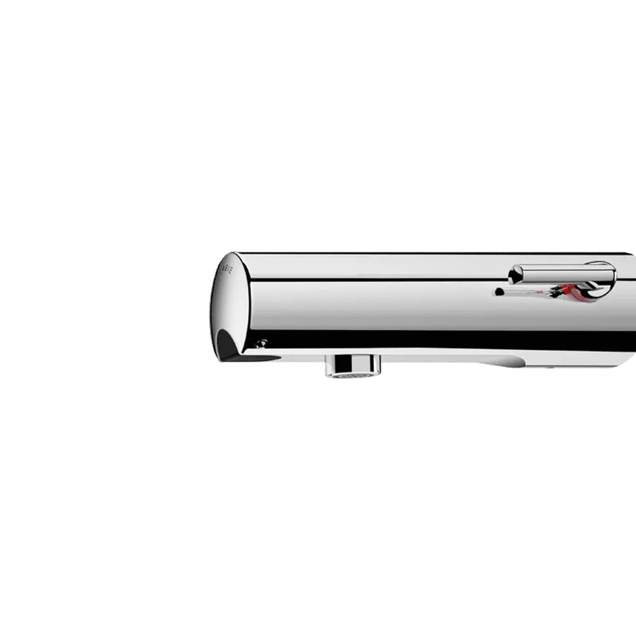 Delabie TEMPOMATIC MIX 4 elektronische Sensor-Mischbatterie für Waschbecken, Chrom, Wandmontage, Breite: 19 cm, Höhe: 8 cm, Tiefe: 8 cm - Bild 2