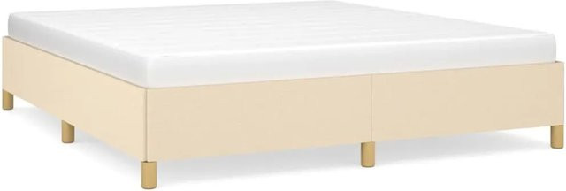 vidaXL Boxspringbett in Beige mit Stoffbezug, B/T: 180 x 200 cm - Bild 1