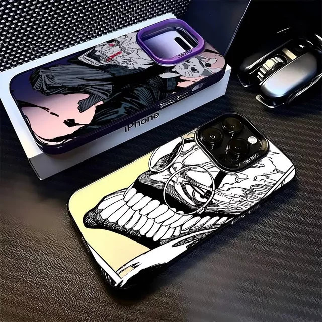 D-Dandadan Ken T-Takakura Handyhülle in Silber für iPhone 17 16 15 14 13 12 11 Pro Max Plus Matte stoßfeste Shell Abdeckung - Bild 1