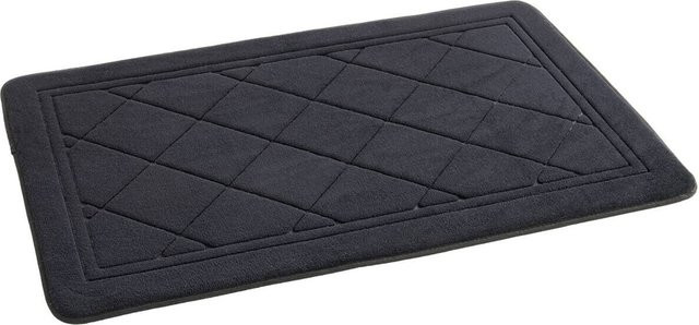 POCOline Badematte aus Memory Foam und Polyester in Schwarz, B/T: 100 x 60 cm - Bild 1