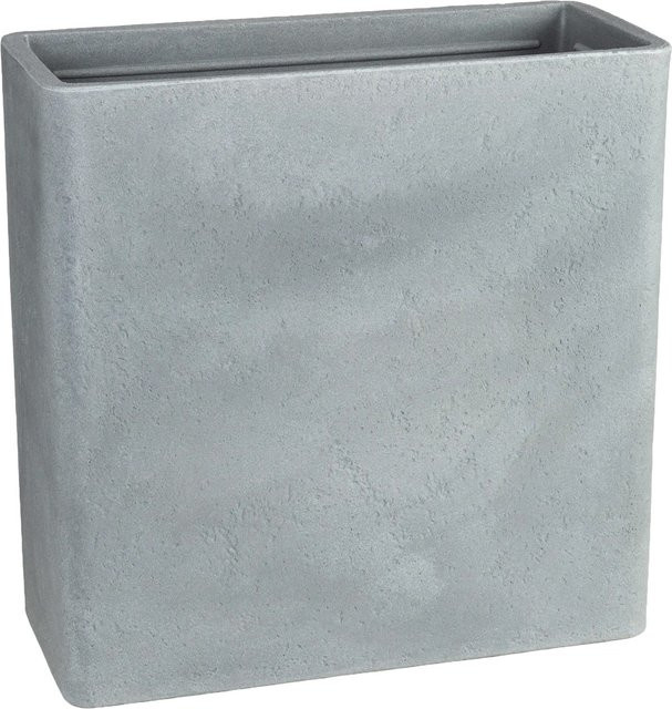 Scheurich Pflanzgefäß C-Cube Raumteiler in Stony Grey mit Beton-Optik, B/T/H: 59 x 24,5 x 58 cm - Bild 1