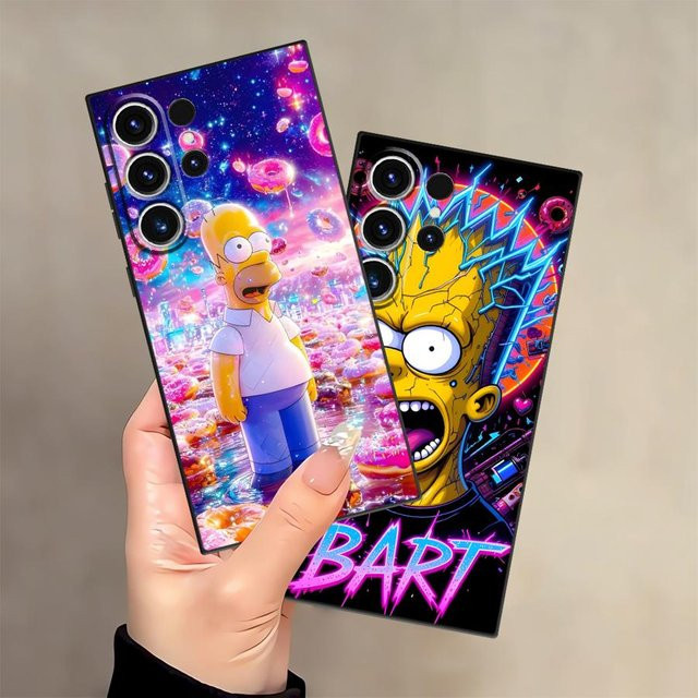 Bart Simpson Handyhülle für Samsung Galaxy S21 FE S23 Ultra S24 Plus S25 Edge S26 und Note Serie in Multicolour - Bild 1