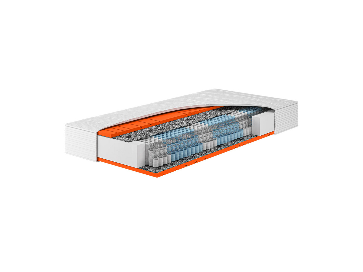 HN8 SCHLAFSYSTEME Dynamic XXL Taschenfederkern-Matratze mit 7 Zonen, H5, B: 80 cm, L: 200 cm - Bild 2