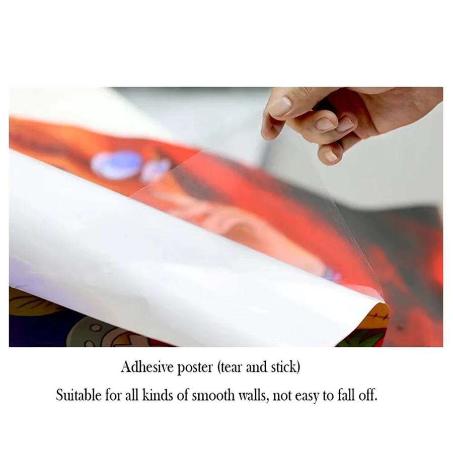 MINISO Iron Man Filmplakat selbstklebender Wandaufkleber in Schwarz und Multicolour, rechteckig - Bild 5
