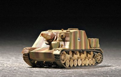 Trumpeter German Brummbär Late Production, Fahrzeug, 1:72, Braun - Bild 1