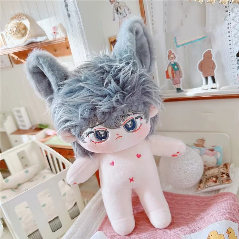 FLFLTOY Kawaii Idol Puppe Plüsch, 20 cm, Baumwolle, Stern Puppen - Bild 1