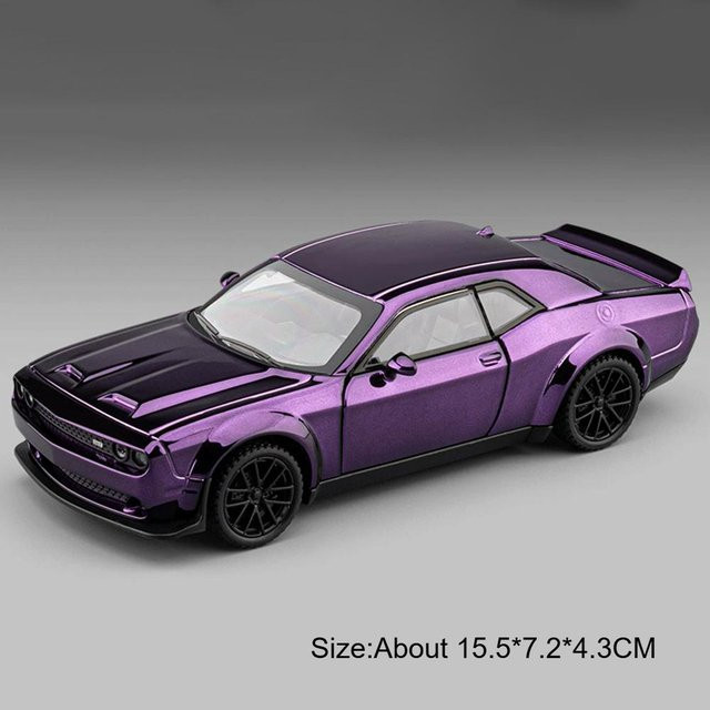 Linyi toy car Hellcat Charger Sportwagen Modell, 1:32, mit Musik und Licht, ab 14 Jahren - Bild 1