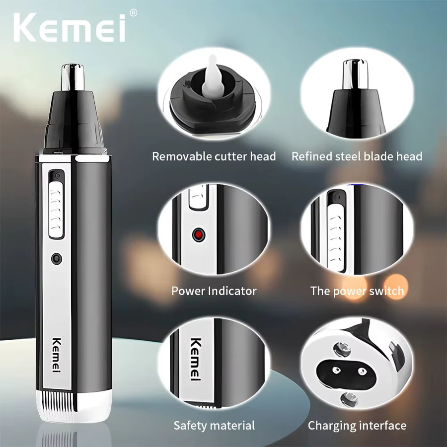 Kemei KM-6630 4-in-1 Bartschneider, Herren, Schwarz - Bild 3