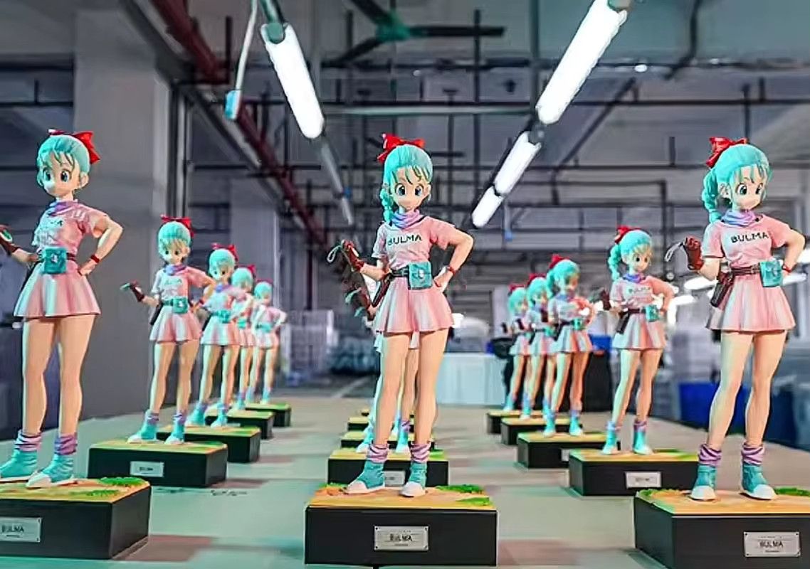 Bandai Dragon Ball Z Sammelfiguren Set aus PVC, Multicolor, Motiv Krillin, Goku, Chichi und Bulma als Dekorationsmodell oder Spielzeug für Kinder - Bild 3