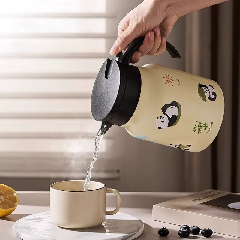 GIANXI Panda Isolierte Teekanne mit Infuser, Weiß, 0,8 l - Bild 3