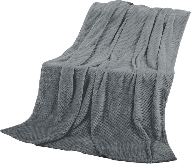 Kuscheldecke Bella Casa Cashmere Dots in Grau, B/T: 150 x 200 cm - Bild 1